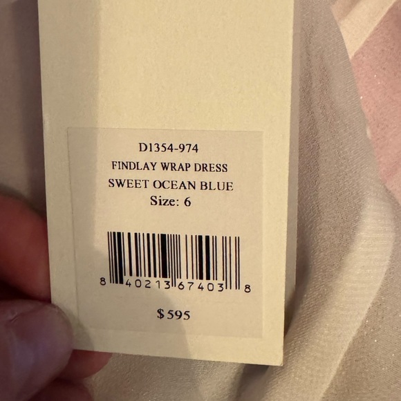 Loveshackfancy-NWT Purple Metallic Star FindlayLongsleeve Ruffle Wrap Mini Dress - Picture 7 of 11